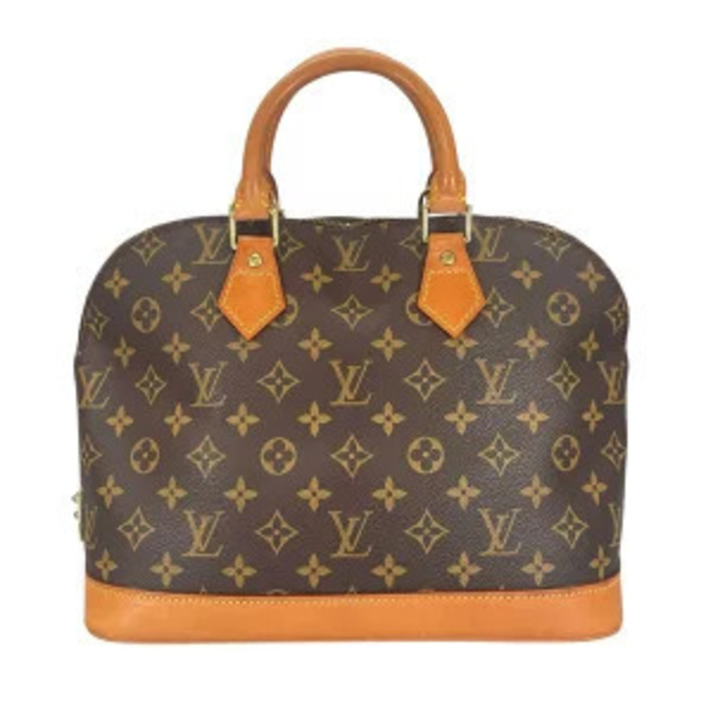 Louis Vuitton Alma Top Handle Bag Monogram Canvas Brown